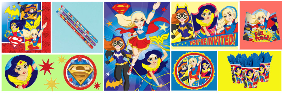 girls super hero birthday party theme